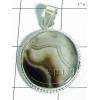 KPLL08058 Fine Quality White Metal Onyx Pendant