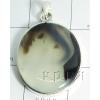 KPLL09002 Stunning White Metal Onyx Pendant