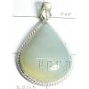 KPLL09008 Amazing White Metal Onyx Pendant