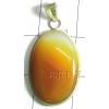 KPLL09009 Trendy White Metal Onyx Pendant