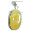 KPLL09011 New Design White Metal Onyx Pendant