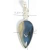 KPLL09019 Genuine White Metal Onyx Pendant