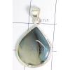 KPLL09033 Trendy White Metal Onyx Pendant