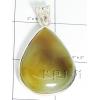 KPLL09051 Lovely White Metal Onyx Pendant