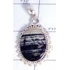 KPLL09095 Indian Handcrafted White Metal Jesper Pendant