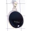 KPLL09133 Best Quality White Metal Moss Agate Pendant