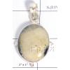 KPLL09137 Designer German Silver Ocean Jesper Pendant