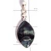 KPLL09157 Fancy White Metal Green Jesper Pendant