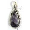 KPLL09183 White Metal Jewelry Amethyst Pendant