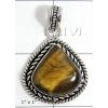 KPLL09193 Elegant Tiger Eye Gemstone Pendant