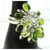 KRLL09009 Exclusive German Silver Gemstone Ring