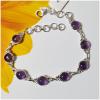 SABLS01001 Amethyst Bracelet 925 Sterling Silver