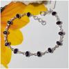 SABLS01002 Amethyst Bracelet 925 Sterling Silver