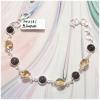 SABLS01012 Multi Stone Bracelet 925 Sterling Silver