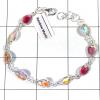 SABLS01017 Rainbow Mystic Bracelet 925 Sterling Silver