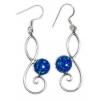 SAELS01003 Australian Opal Earrings 925 Sterling Silver