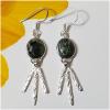 SAELS04018 Seraphinite Earrings 925 Sterling Silver