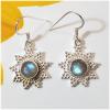 SAELS04051 Labradorite Earrings 925 Sterling Silver