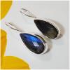 SAELS04062 Labradorite Earrings 925 Sterling Silver