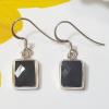 SAEMK08034 Garnet Square Cut 925 Manufacturer Handmade Earring