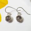 SAEMK08061 Awesome Black Rutile Earrings Wholesale 925 Sterling Silver