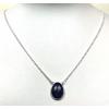 SANLS01012 Lapis Lazuli Necklace 925 Sterling Silver