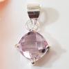 SAPLS01003 Amethyst Pendant 925 Sterling Silver