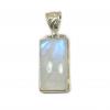 SAPLS01036 Rainbow Moonstone Pendant 925 Sterling Silver