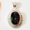 SAPLS01046 Mystic Topaz Pendant 925 Sterling Silver