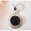 SAPLS01048 Black Onyx Pendant 925 Sterling Silver