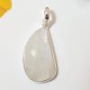 SAPMK08008 Rainbow Moonstone 925 Silver Bezel Pendant Checker Cut Gemstone