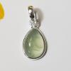 SAPMK08051 Latest New Design Plain Setting Handmade Prehnite Wholesale Pendant