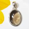 SAPMK08065 Wholesale Stunning Plain Setting Smoky Quartz Pendants 925 Sterling Silver