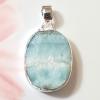 SAPMK08102 Gorgeous Larimar New Rough Gemstone 925 Silver Pendant Wholesale