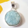 SAPMK08111 Gorgeous Larimar New Rough Gemstone 925 Silver Pendant Wholesale