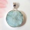 SAPMK08129 Sterling Silver Natural Larimar Gemstone Wholesale Pendant