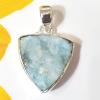 SAPMK08134 Awesome 925 Sterling Silver Rough Larimar Handmade Wholesale Pendant