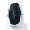 SARLS04008 Black Onyx Ring 925 Sterling Silver