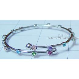 KBKR07006 Elegant Multi Colored Stones Korean Bracelet
