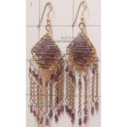 KEKQ11052 Imitation New Hanging Style Beaded Earring