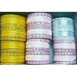 KKKT03001 6 Sets of Bangles, 2 Dozen Bangles in each set