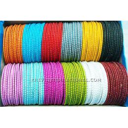 KKLK01043 12 dozen bangles in 12 different colours with coloured hand paint work.