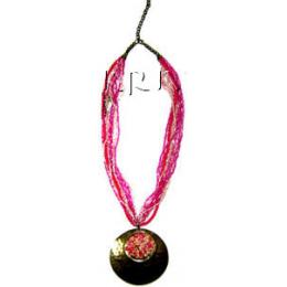 KNKR06007 Wholesale Glass Beaded Jewelry Necklace