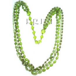 KNKR06008 Colored Glass Beads Aritificial Jewelry Necklace