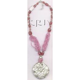 KNKR06022 Fancy Beaded Handcrafted Necklace