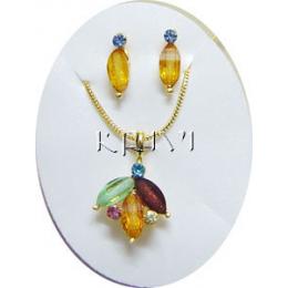 KNKR08012 Stylish Korean Jewelry Necklace Set