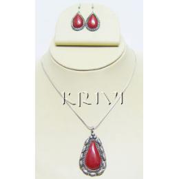 KNKS01016 Wholesale Fashionable Necklace Earring Set