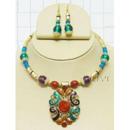 KNKS06001 Traditional Indian Designer Necklace Set