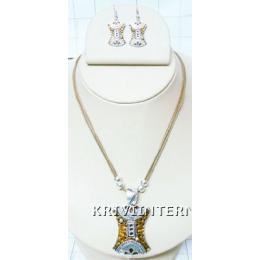 KNKT12A06 Lovely Fashion Jewelry Necklace Set