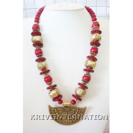 KNLL02019 Fine Quality Costume Jewelry Necklace 